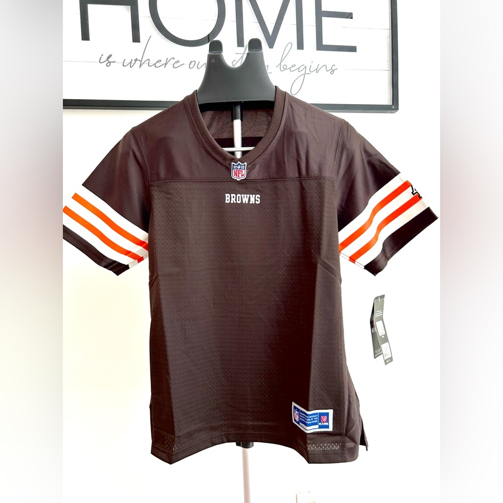 NWT Women's Cleveland Browns, NFL Pro Line, Brown Team  Blank Jersey